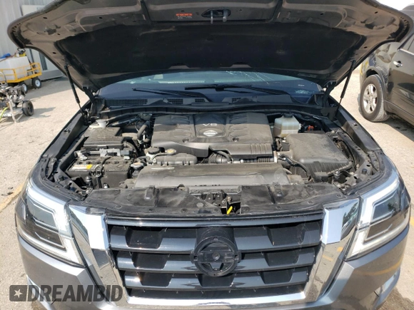 2021 Nissan Armada SL with VIN JN8AY2BB0M9790428, listed as a Copart auction lot 64024254 with 79,194 mi miles and Salvage Title. Bid and sale history available at carsss.com. Image 12.