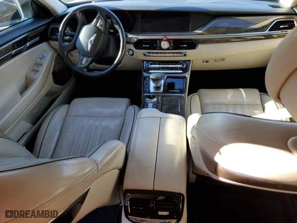 2017 Genesis G90 3.3T Premium with VIN KMHG34JA8HU027032, listed as a Copart auction lot 78633003 with 95,950 mi miles. Bid and sale history available at carsss.com. Image 8.
