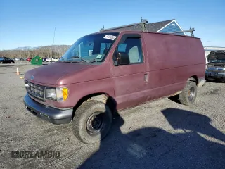 2002 Ford Econoline Cargo with VIN 1FTNE24292HA51435, listed as a Copart auction lot 87125034 with 105,311 mi miles and Non Repairable. Bid and sale history available at DreamBid. Image 1.