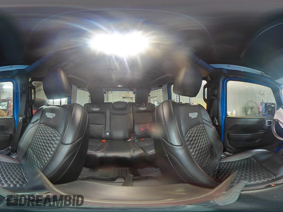 2021 Jeep Wrangler Unlimited Rubicon with VIN 1C4JJXFM7MW702520, listed as a Copart auction lot 41609735 with 11,184 mi miles and Salvage Title. Bid and sale history available at carsss.com. Image 14.