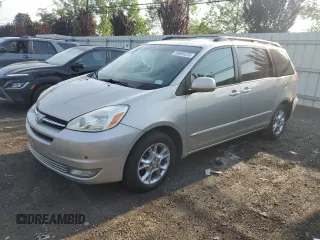 2005 Toyota Sienna XLE z VIN 5TDZA22C85S283355, wystawiony jako Copart lot #59673285 z przebiegiem 220 253 mil mil oraz Szkoda całkowita • Salvage title. Historia ofert i sprzedaży dostępna na DreamBid. Obrazek 1.