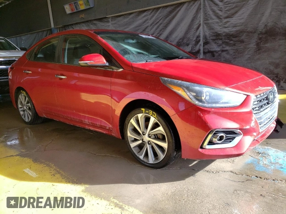 2018 Hyundai Accent Limited with VIN 3KPC34A36JE027250, listed as a Copart auction lot 88979685 with 181,704 mi miles and Clean Title. Bid and sale history available at carsss.com. Image 4.