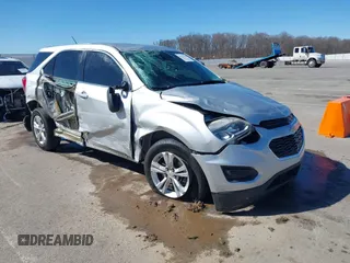 2017 Chevrolet Equinox LS z VIN 2GNALBEK6H1616973, wystawiony jako IAAI lot #41877519 z przebiegiem 170 120 mil mil oraz . Historia ofert i sprzedaży dostępna na DreamBid. Obrazek 1.