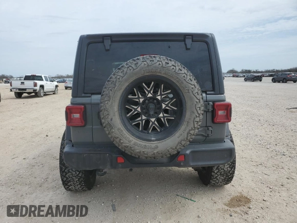 2020 Jeep Wrangler Unlimited Sport Altitude with VIN 1C4HJXDG2LW325430, listed as a Copart auction lot 46953185 with 69,919 mi miles and Salvage title. Bid and sale history available at DreamBid. Image 6.