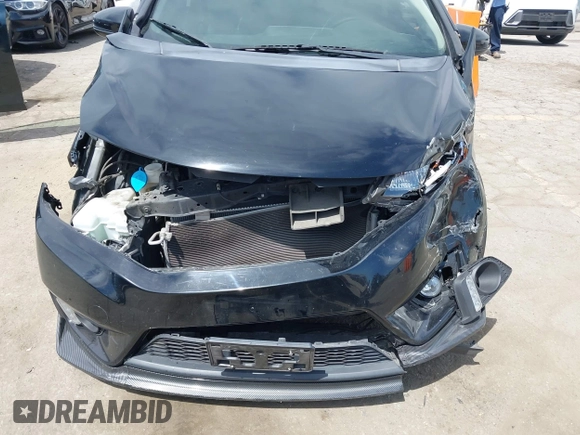 2017 Honda Fit LX with VIN JHMGK5H51HS012176, listed as a IAAI auction lot 42011477 with 91,894 mi miles. Bid and sale history available at carsss.com. Image 18.