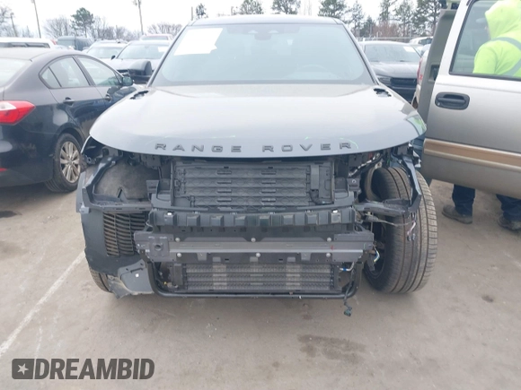2025 Land Rover Range Rover Velar Dynamic SE with VIN SALYL2EX9SA398049, listed as a IAAI auction lot 41375784 with 7,985 mi miles and . Bid and sale history available at DreamBid. Image 12.