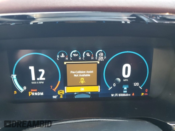 2021 Ford F-150 XL with VIN 1FTFW1E81MFA80456, listed as a Copart auction lot 61268545 with 57,233 mi miles and Salvage title. Bid and sale history available at DreamBid. Image 9.