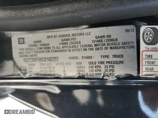 2012 Chevrolet Colorado Work Truck with VIN 1GCCSBFE6C8160203, listed as a Copart auction lot 52593525 with 158,833 mi miles and Clean Title. Bid and sale history available at carsss.com. Image 12.