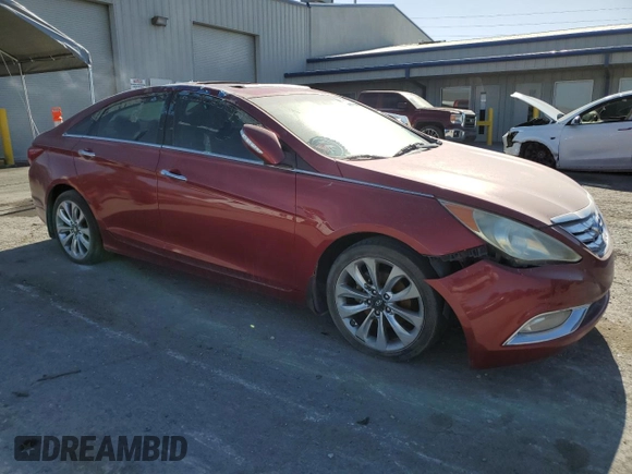 2011 Hyundai Sonata Limited with VIN 5NPEC4AB8BH230766, listed as a Copart auction lot 54589215 with 195,037 mi miles and Salvage Title. Bid and sale history available at DreamBid. Image 4.