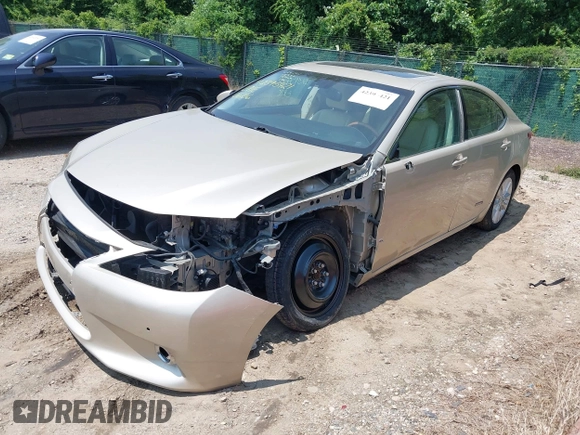 2014 Lexus ES 300h with VIN JTHBW1GG5E2047180, listed as a IAAI auction lot 42395421 with 103,262 mi miles and . Bid and sale history available at DreamBid. Image 6.