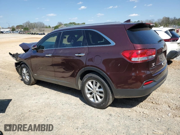 2018 Kia Sorento LX with VIN 5XYPGDA31JG415446, listed as a Copart auction lot 50805425 with 109,842 mi miles and Salvage Title. Bid and sale history available at carsss.com. Image 2.