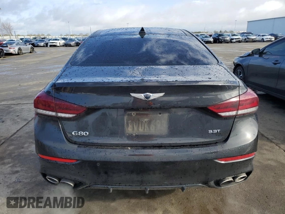 2018 Genesis G80 Sport z VIN KMHGN4JB3JU243749, wystawiony jako Copart lot #49339915 z przebiegiem 80 735 mil mil oraz Szkoda całkowita • Salvage title. Historia ofert i sprzedaży dostępna na DreamBid. Obrazek 6.