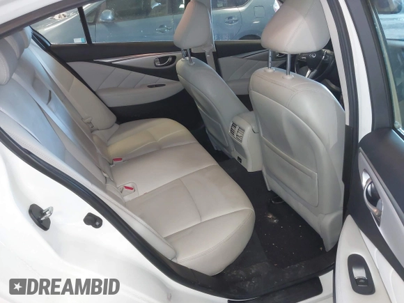 2021 Infiniti Q50 Luxe with VIN JN1EV7BR9MM752020, listed as a IAAI auction lot 41602470 with 61,392 mi miles and . Bid and sale history available at DreamBid. Image 8.