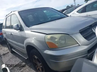 2003 Honda Pilot EX with VIN 2HKYF18593H504030, listed as a IAAI auction lot 35742950 with Not Provided miles and . Bid and sale history available at DreamBid. Image 1.