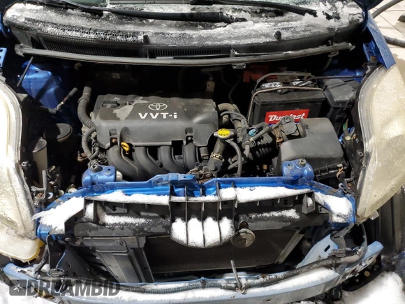 2010 Toyota Yaris with VIN JTDJT4K33A5281662, listed as a Copart auction lot 43604555 with 187,029 mi miles and Salvage Title. Bid and sale history available at DreamBid. Image 11.