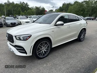 2022 Mercedes-Benz GLE 53 AMG with VIN 4JGFD6BB0NA803064, listed as a IAAI auction lot 42538236 with 55,899 mi miles and . Bid and sale history available at DreamBid. Image 2.