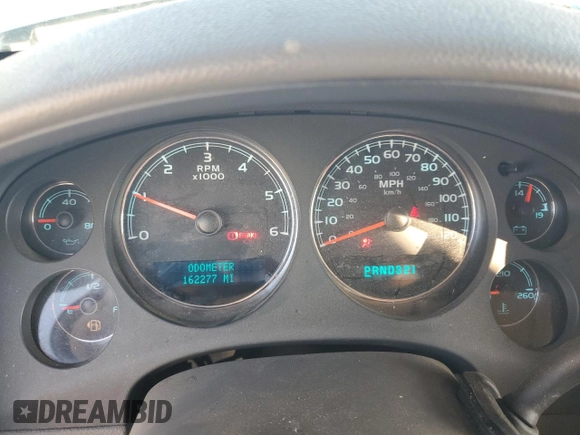 2008 Chevrolet Avalanche LTZ with VIN 3GNFK12348G173486, listed as a Copart auction lot 78384554 with 162,277 mi miles and Salvage Title. Bid and sale history available at DreamBid. Image 9.