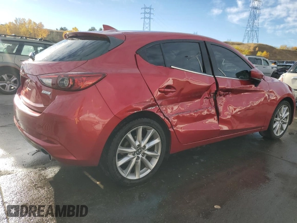 2017 Mazda 3 Grand Touring with VIN JM1BN1M37H1126947, listed as a Copart auction lot 77704214 with 70,970 mi miles and Salvage Title. Bid and sale history available at DreamBid. Image 3.