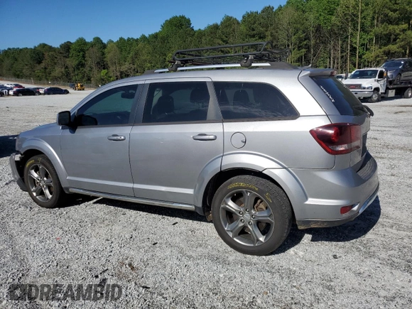 2017 Dodge Journey Crossroad Plus z VIN 3C4PDCGG1HT510640, wystawiony jako Copart lot #55703315 z przebiegiem 134 442 mil mil oraz Szkoda całkowita • Salvage title. Historia ofert i sprzedaży dostępna na DreamBid. Obrazek 2.