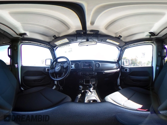 2022 Jeep Wrangler Unlimited Sport S with VIN 1C4HJXDG7NW144634, listed as a IAAI auction lot 41975242 with 29,336 mi miles. Bid and sale history available at carsss.com. Image 18.