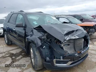 2015 GMC Acadia SLE with VIN 1GKKVPKD5FJ231387, listed as a IAAI auction lot 39429708 with 1 mi miles. Bid and sale history available at carsss.com. Image 1.