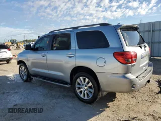 2014 Toyota Sequoia Limited with VIN 5TDKY5G19ES055130, listed as a Copart auction lot 42318155 with 129,880 mi miles and Salvage Title. Bid and sale history available at carsss.com. Image 2.