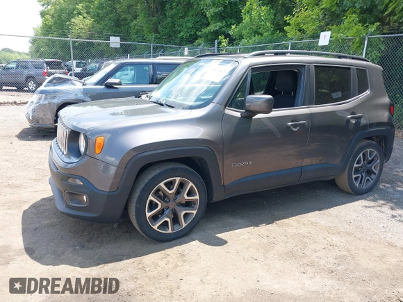 2017 Jeep Renegade Latitude z VIN ZACCJABB6HPG36670, wystawiony jako IAAI lot #42474479 z przebiegiem 154 536 mil mil oraz . Historia ofert i sprzedaży dostępna na DreamBid. Obrazek 19.