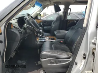 2011 Infiniti QX56 7-passenger with VIN JN8AZ2NF0B9501864, listed as a Copart auction lot 63815714 with 0 mi miles and Clean Title. Bid and sale history available at carsss.com. Image 7.