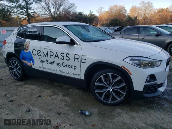 2019 BMW X2 xDrive28i with VIN WBXYJ5C55K5N11085, listed as a Copart auction lot 82306064 with 69,578 mi miles and Salvage Title. Bid and sale history available at carsss.com. Image 4.