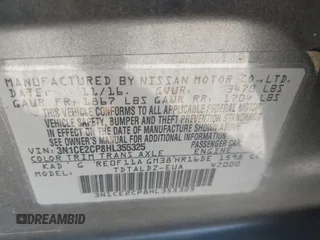 2017 Nissan Note SV с VIN 3N1CE2CP8HL355325, выставлен на аукционе IAAI как лот 42514390 с пробегом 6 440 миль миль и . История ставок и продаж доступна на DreamBid. Изображение 9.