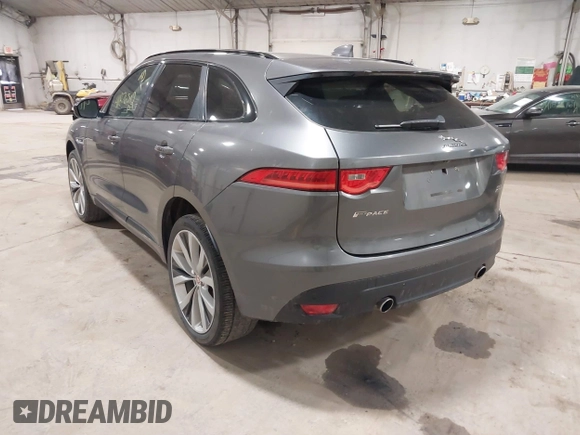 2017 Jaguar F-Pace 35t R-Sport with VIN SADCL2BVXHA093130, listed as a IAAI auction lot 41876512 with 75,074 mi miles and . Bid and sale history available at DreamBid. Image 3.
