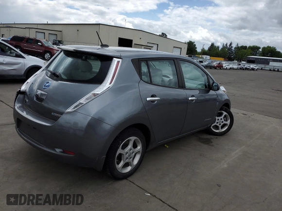 2015 Nissan LEAF SV with VIN 1N4AZ0CP5FC307552, listed as a Copart auction lot 56620624 with 40,007 mi miles and Salvage Title. Bid and sale history available at carsss.com. Image 3.