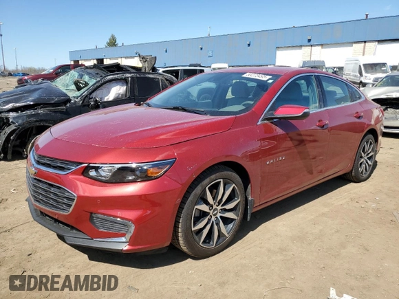 2016 Chevrolet Malibu LT with VIN 1G1ZF5SX9GF267361, listed as a Copart auction lot 53273495 with 41,386 mi miles and Clean Title. Bid and sale history available at DreamBid. Image 1.