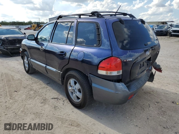 2005 Hyundai Santa Fe GLS with VIN KM8SC13D05U926608, listed as a Copart auction lot 69469634 with 180,851 mi miles and Salvage Title. Bid and sale history available at carsss.com. Image 3.