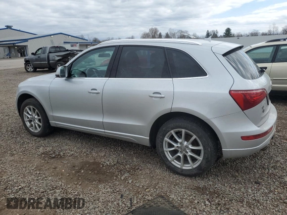 2012 Audi Q5 Premium with VIN WA1CFAFP1CA116306, listed as a Copart auction lot 53189945 with 138,420 mi miles and Salvage title. Bid and sale history available at DreamBid. Image 2.