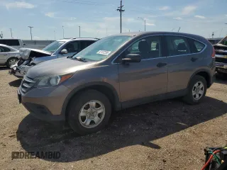 2013 Honda CR-V LX with VIN 3CZRM3H33DG700165, listed as a Copart auction lot 62122295 with 147,547 mi miles and Clean title. Bid and sale history available at DreamBid. Image 1.