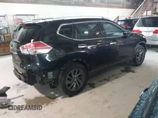 2016 Nissan Rogue SL with VIN 5N1AT2MT5GC871234, listed as a IAAI auction lot 41756018 with 102,295 mi miles. Bid and sale history available at carsss.com. Image 4.