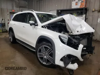 2021 Mercedes-Benz GLS with VIN 4JGFF5KE9MA371992, listed as a Copart auction lot 36681883 with 30,027 mi miles. Bid and sale history available at carsss.com. Image 4.