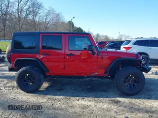 2014 Jeep Wrangler Unlimited Sport with VIN 1C4BJWDG2EL126480, listed as a IAAI auction lot 41479323 with 93,192 mi miles. Bid and sale history available at carsss.com. Image 13.