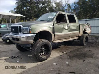 2003 Ford Super Duty F-250 XL with VIN 1FTNW21PX3ED15505, listed as a Copart auction lot 42874635 with 227,189 mi miles and Salvage Title. Bid and sale history available at carsss.com. Image 1.