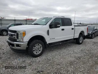2017 Ford Super Duty F-250 SRW Lariat with VIN 1FT7W2BT9HEB86457, listed as a Copart auction lot 51059605 with 212,962 mi miles and Salvage Title. Bid and sale history available at carsss.com. Image 1.
