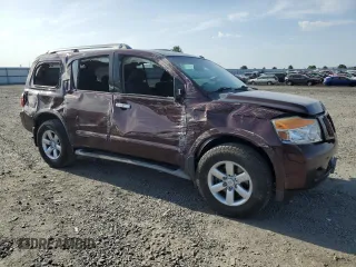 2015 Nissan Armada Platinum z VIN 5N1AA0NC6FN606043, wystawiony jako Copart lot #60546925 z przebiegiem 98 909 mil mil oraz Szkoda całkowita • Salvage title. Historia ofert i sprzedaży dostępna na DreamBid. Obrazek 4.
