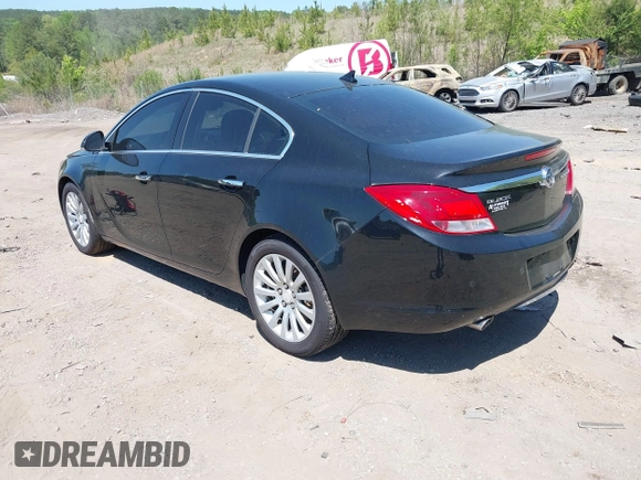2013 Buick Regal Turbo Premium 2 with VIN 2G4GT5GV5D9250345, listed as a IAAI auction lot 42045902 with 209,766 mi miles. Bid and sale history available at carsss.com. Image 3.
