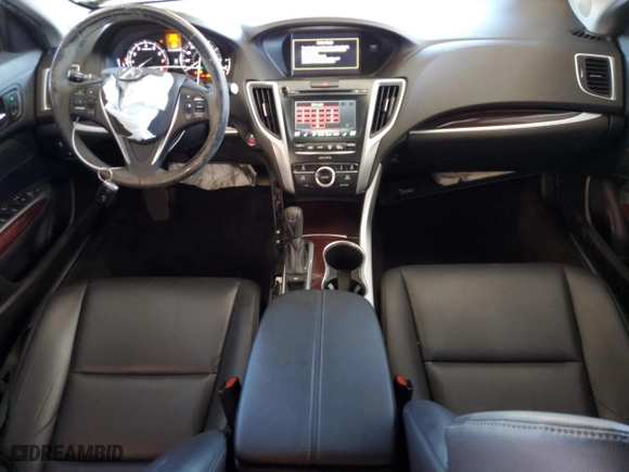 2017 Acura TLX with VIN 19UUB1F34HA010427, listed as a Copart auction lot 48574055 with 77,694 mi miles and Salvage Title. Bid and sale history available at carsss.com. Image 8.