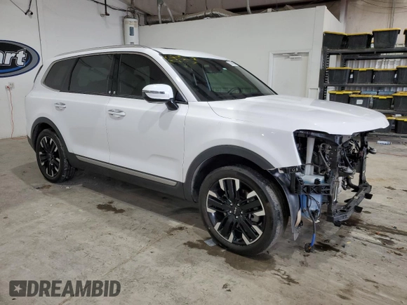 2023 Kia Telluride SX Prestige X-Pro with VIN 5XYP5DGC8PG386128, listed as a Copart auction lot 51944255 with 41,929 mi miles and Salvage title. Bid and sale history available at DreamBid. Image 4.