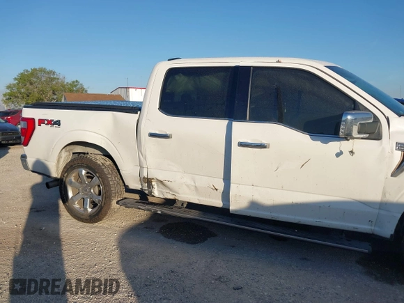 2021 Ford F-150 XL with VIN 1FTFW1E89MFB34411, listed as a IAAI auction lot 41832911 with 70,702 mi miles. Bid and sale history available at carsss.com. Image 6.