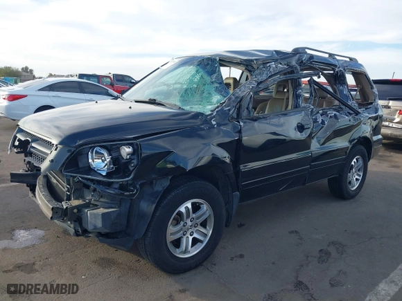 2004 Honda Pilot EX with VIN 2HKYF18624H620101, listed as a IAAI auction lot 41539583 with 196,158 mi miles. Bid and sale history available at carsss.com. Image 18.