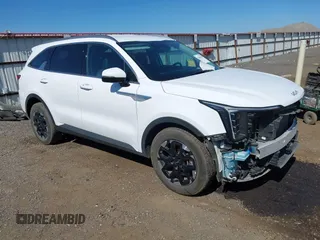 2024 Kia Sorento S with VIN 5XYRL4JC2RG269459, listed as a IAAI auction lot 42666445 with 29,478 mi miles and . Bid and sale history available at DreamBid. Image 1.