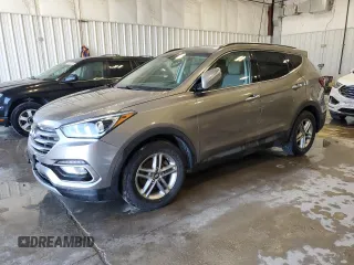 2018 Hyundai Santa Fe 2.4L with VIN 5NMZU3LB5JH052865, listed as a Copart auction lot 59491255 with 101,608 mi miles and Salvage title. Bid and sale history available at DreamBid. Image 1.