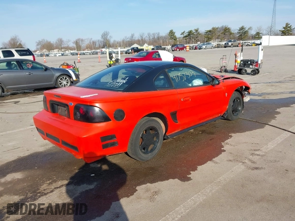 1994 Ford Mustang with VIN 1FALP4046RF166767, listed as a IAAI auction lot 41757303 with 99,425 mi miles. Bid and sale history available at carsss.com. Image 4.